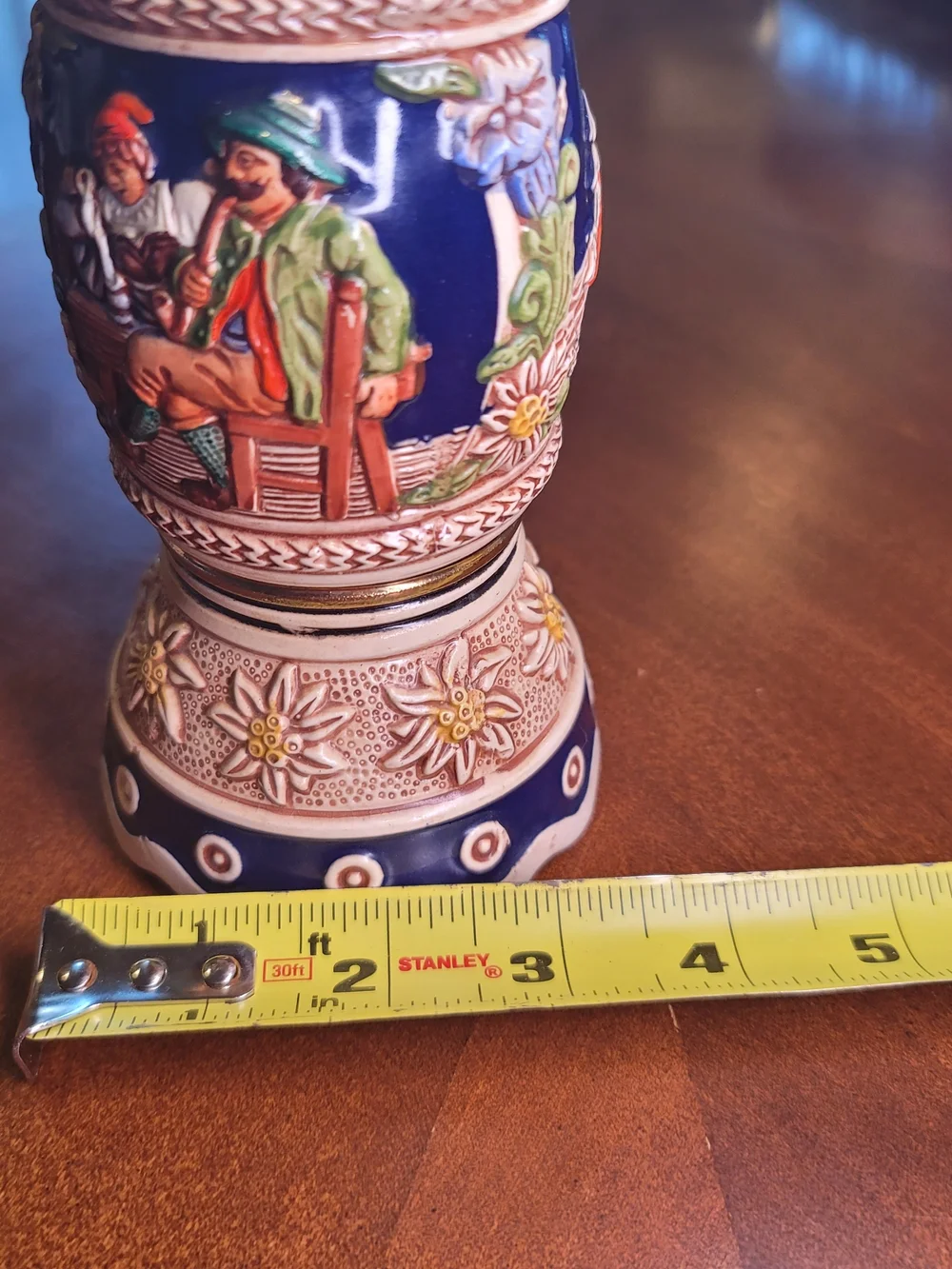 German‎ Decorative Beer Stein Music Box